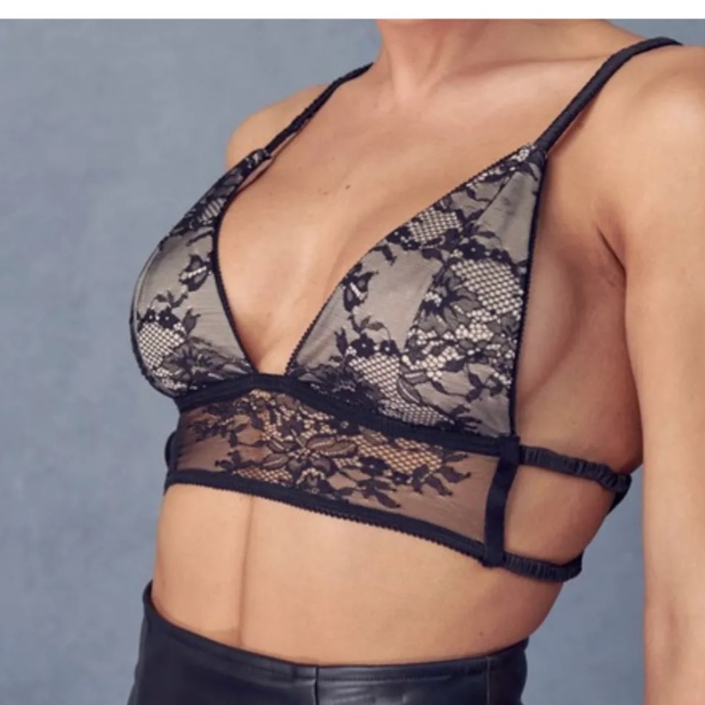 Laced bra top
